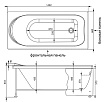 Акриловая ванна Aquanet Nord 150x70