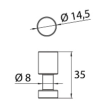 Крючок Emco Flow 2775 001 01 хром