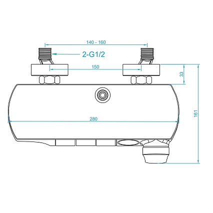 Душевая стойка RGW Shower Panels SP-33B черный