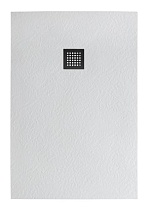 Поддон для душа BelBagno TRAY-MR-UNO-AH-160/90-35-W-NO 160x90 белый, накладка черный