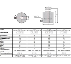 Гидравлический цилиндр Car-tool 14т с полым штоком CT-3414