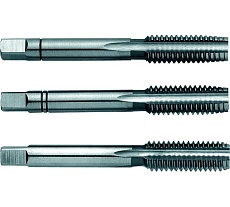 Набор ручных метчиков ZIRA № 1000 HSS, DIN 352, 3 предмета, Nr.1/Nr.2/Nr.3, M8х1.25 ZI-100084