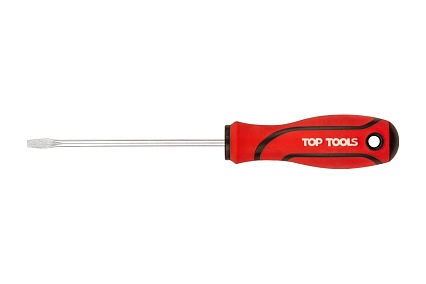 Отвертка Top Tools шлицевая 4 x 100 mm 39D011