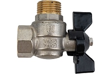 Шаровой кран LD PRIDE угловой шаровой 1/2'' - 1/2'' вн/нар бабочка 552306