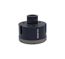 Коронка алмазная по керамике и керамограниту Super Hard (70 мм; M14) Hilberg HH670