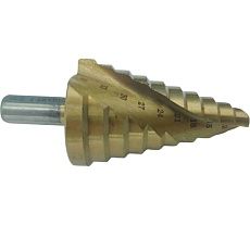 Сверло ступенчатое 9-36 мм, шаг 3, HSS, спирал. проф. Gigant GSD 11057