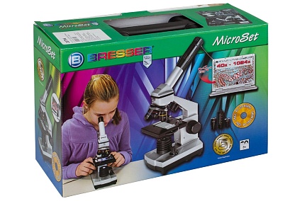 Цифровой микроскоп Bresser Junior 40x-1024x, в кейсе 26754