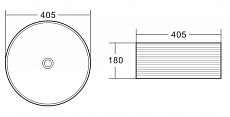 Раковина BelBagno BB1406 40.5 см