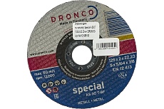 Диск отрезной по металлу Special AS30T (125x2x22.23 мм) DRONCO 1121055100