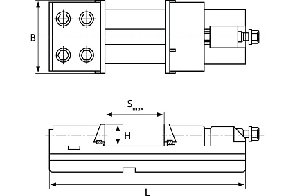 Станочные прецизионные, модульные тиски Debever Machining Solutions STANDARD PMV, 200x400 мм DB-S-PMV200400