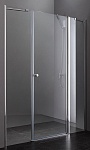 Душевая дверь Cezares ELENA-W-B-13-60+60/40-P-Cr-R 160x195, рифленая, R