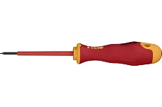 Диэлектрическая отвертка Felo Ergonic 2,5х0,4х75 плоская шлицевая 41302590
