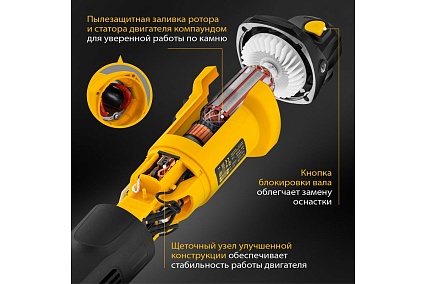 Угловая шлифовальная машина Denzel AG115-750 26901