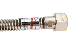 Подводка для газа СТМ ГАЗ сильфонная, 3/4&quot;, гайка-гайка, 100 см CGHF3410