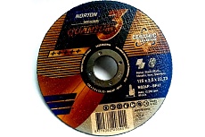 Отрезной круг по металлу и нержавеющей стали NQ3 125x2.5x22.23 мм NQ24P-T41 NORTON 66252845954