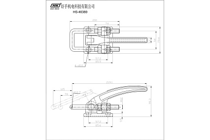 Стягивающий зажим HS CLAMP HS-40380