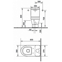 Бачок для унитаза Duravit Starck 3 0920100005