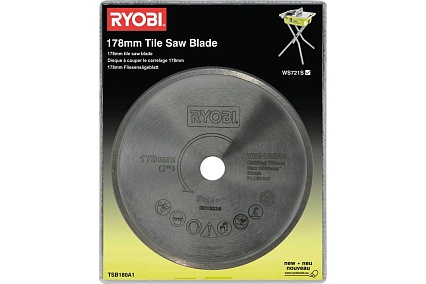 Диск алмазный по плитке (178х25.4 мм) Ryobi TSB180A1 5132002694