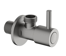 Шланговое подключение Aquatek AQ2451BGM шлифованный черный хром