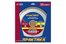 Диск алмазный Эксперт по стеклу (125х22.2/20 мм) Практика 030-825