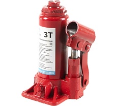 Гидравлический бутылочный домкрат 3 т в коробке /красный/ Autovirazh AV-074203