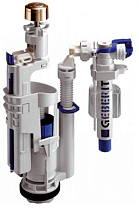 Сливной механизм Kerasan 750903 Geberit, кнопка бронза