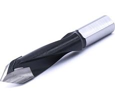 Сверло присадочное монолитное сквозное ZY-V110207R (12х70 мм; хв-к 10 мм; правое вращение) МНОГОФРЕЗ 6584