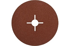 Круг шлифовальный ПРОФИ фибровый (5 шт; 180х22 мм; P60) для УШМ Зубр 35585-180-060