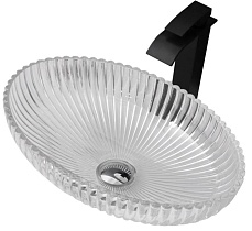 Раковина Abber Glas AK2304 51 см прозрачный