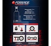 Бутылочный домкрат Forsage 10т с клапаном, h min-200мм, h max-385мм F-T91004 DS(51447)