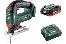 Аккумуляторный лобзик Metabo STAB 18 LTX 100 + 3.5 Ач LiHD + ЗУ T0335