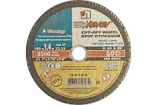 Круг отрезной по металлу и нержавеющей стали (180х1.4х22 мм; A 40 S BF 80; 14А БУ) Луга 4603347328972