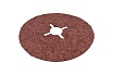 Фибровый круг Long Abrasive AF 561 оксид алюминия, 125x22.23мм, P24, 10 шт D11010-10