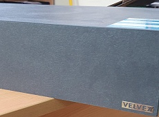 Столешница под раковину Velvex Unit 120 см, без отверстий, графитовый