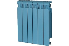 Радиатор биметаллический Rifar 43 Monolit 500-6 Ду 3/4 RAL 5024 САПФИР RM50063/45024