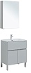 Мебель для ванной Aquanet Алвита New 70 см 1 ящик, 2 дверцы серый