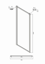 Душевой уголок Ambassador Forsa 100x100 17021101NX-100NX прозрачный, хром