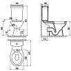 Чаша для унитаза Creavit Pitta PA310-11CB00E-0000