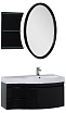 Мебель для ванной Aquanet Опера 115 см R, 3 ящика, черный