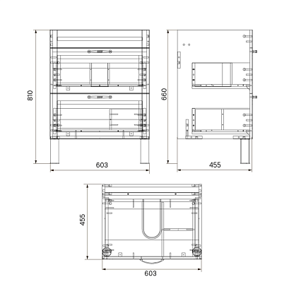 Тумба с раковиной Iddis Oxford 60 см OXF60W0i95K, белый