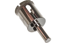 Коронка с центрирующим сверлом по стеклу и керамике (25х55 мм) Vertextools 336-25-55