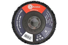 Круг плоский торцевой 125x22.2 мм, коралл абразив черный (код 15-009) EuroCut EC-C125CD