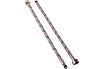 Гибкая подводка для смесителя Millennium PVSM1020 из нержавеющей стали, 1/2" гайка, штуцер Мх10 к елочке, 200см (пара)