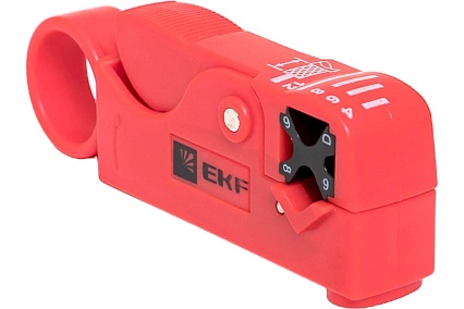 Инструмент для разделки и зачистки коаксиального кабеля EKF TERACOM TRC-S10