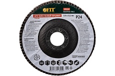 Диск наждачный лепестковый для УШМ (125х22,2 мм; Р24) FIT IT 39550