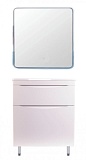 Мебель для ванной Style Line Бергамо мини Люкс Plus 70 см напольная, белый антискрейч