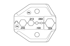 Кримпер для обжима F и BNC разъемов RG-58, RG-59, RG-62, RG-6 Rexant ht-301 PA 12-3214