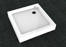 Поддон для душа Cezares TRAY-SMC-A-90-550-150-W 90x90 стеклокомпозит