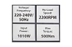 Ударный электрический гайковерт Forcekraft 1/2 220-240 V, 1010 W, 500 Нм, с комплектом головок 17, 19, 21, 22 мм FK-F-03071(52541)