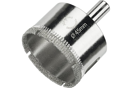 Коронка алмазная по керамике, плитке и стеклу 45 мм Diamond Industrial DIDCBC045